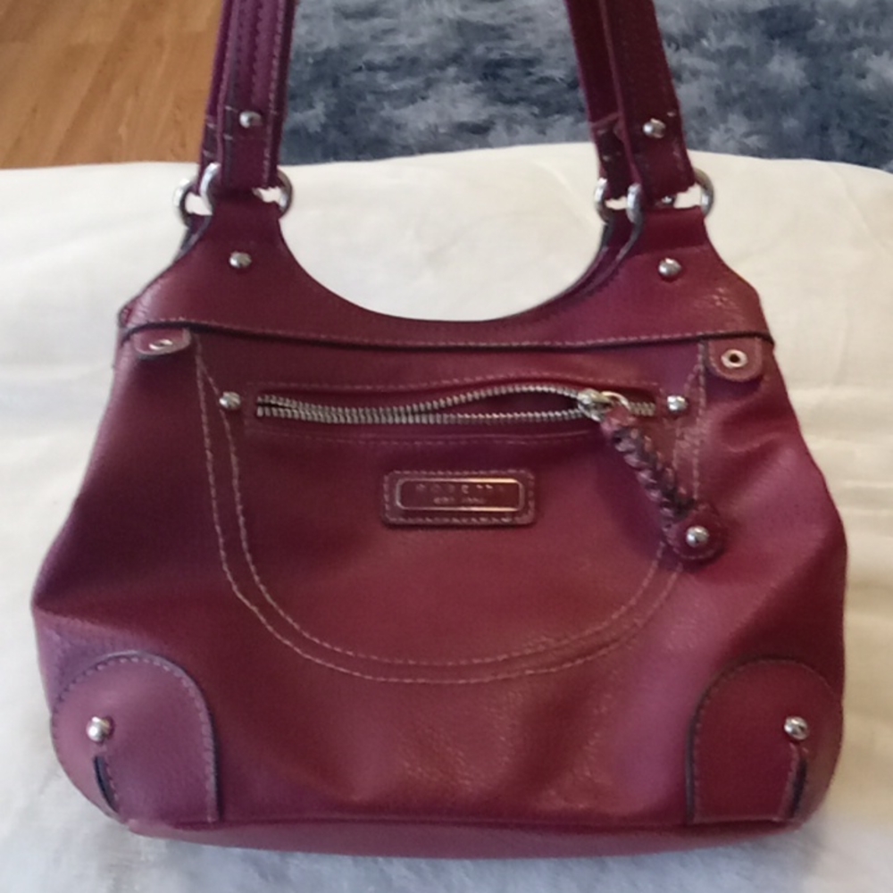 Burgundy Rosetti Purse
